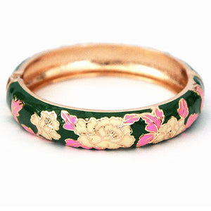 Z113 High Quality Beautiful  Women's Accessories Lady's Jewelry China Flower Bracelet  Fashion Girl's Bangle