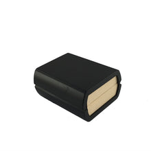 Load image into Gallery viewer, UJOY Black Cufflinks and Tie Clip set Box Plastic Velvet inner Jewelry Gift box