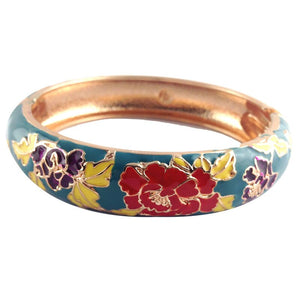 Z113 High Quality Beautiful  Women's Accessories Lady's Jewelry China Flower Bracelet  Fashion Girl's Bangle
