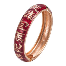 Cargar imagen en el visor de la galería, UJOY Bracelet Faith Gift Colorful Enameled Hinge Bangle Classic Design Temple gift Accessories Buddhism