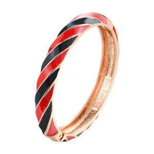 UJOY Geometric Women's Bangles On Hand Enamel Bracelets For Women Jewelry African Fashion Accessories Designer Gifts For Mother