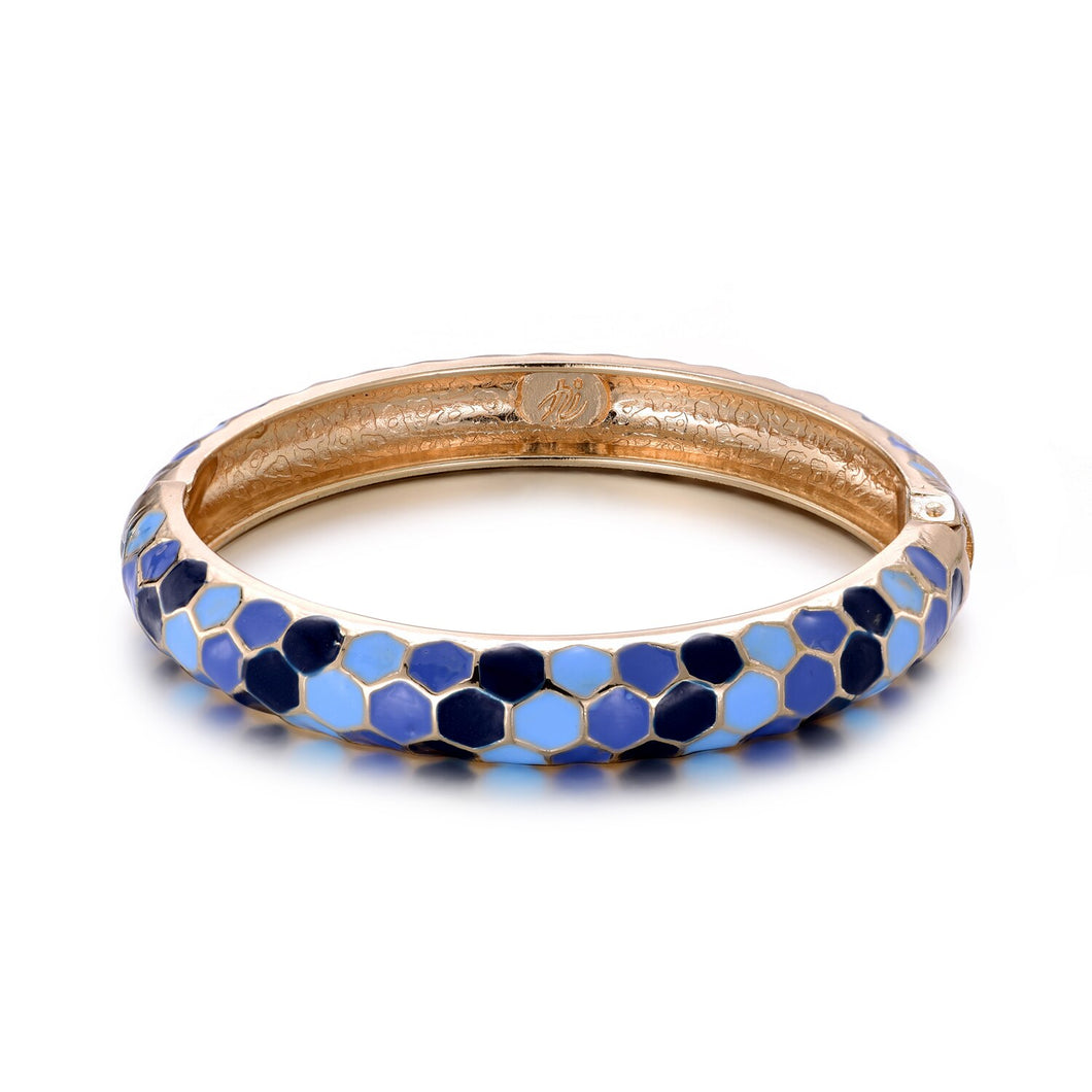UJOY Unique Elegant Bangles High Quality Bracelet Cuff Blue Latest 55A48