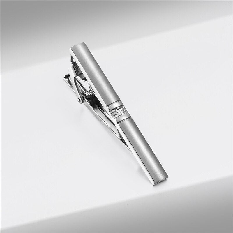 Minimalist Tie Clip For Men Wedding Souvenirs Guests Gifts Tie Clips To Man With Box Men's Cuff Party Luxury Man Fashion Lawyer