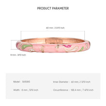 Load image into Gallery viewer, Cloisonne Bracelets For Women Bangle On Hand Enamel Jewelry Cute Animal Women&#39;s Hand Bracelets Wife Designer Gifts For Mother