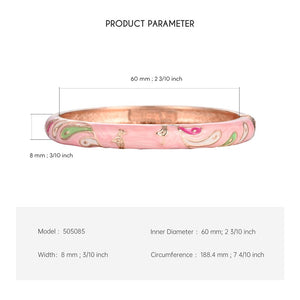 Cloisonne Bracelets For Women Bangle On Hand Enamel Jewelry Cute Animal Women's Hand Bracelets Wife Designer Gifts For Mother