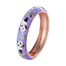 Cargar imagen en el visor de la galería, Enamel Jewelry Animal Bracelets For Women Bangle On Hand Cute Panda Women&#39;s Hand Bracelets Wife Designer Gifts For Christmas