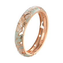 Load image into Gallery viewer, Enamel Bracelets For Women Bangle On Hand Floral Cloisonne Butterfly India African Jewelry Women&#39;s Hand Bracelets Designer Gifts