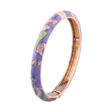 Load image into Gallery viewer, Cloisonne Bracelets For Women Bangle On Hand Enamel Jewelry Cute Animal Women&#39;s Hand Bracelets Wife Designer Gifts For Mother