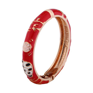 Panda Bracelets For Women Bangle On Hand Enamel Jewelry Cute Animal Women's Hand Bracelets Wife Designer Gifts For Christmas