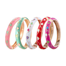 Load image into Gallery viewer, Flower Bracelets For Women Bangle On Hand Enamel Jewelry Cute  Women&#39;s Hand Bracelets Wife Designer Mother Gifts For Christmas