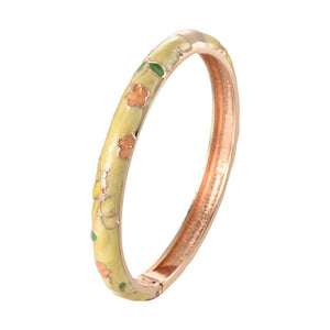 Cloisonne Bracelets For Women Bangles On Hand Butterfly Women's Hand Bracelet Enamel Bangle Jewelry Birthday Day Gift For Mother