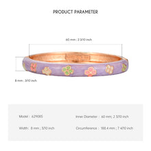 Load image into Gallery viewer, Enamel Floral Bracelets For Women Bangle On Hand Hawaiian Cloisonne India African Jewelry Women&#39;s Hand Bracelets Designer Gifts