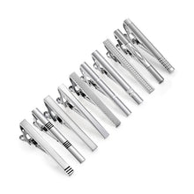 Load image into Gallery viewer, 10 PCS Tie Clips Set With Gift Box Metal Man Shirt Cufflinks Wedding Guests Gifts Men&#39;s Gift For Husband Luxury Jewelry Business