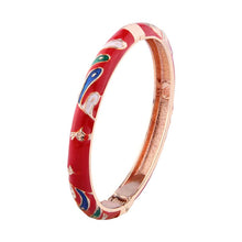 Load image into Gallery viewer, Cloisonne Bracelets For Women Bangle On Hand Enamel Jewelry Cute Animal Women&#39;s Hand Bracelets Wife Designer Gifts For Mother
