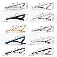 Load image into Gallery viewer, 10 PCS Tie Clips Set With Gift Box Metal Man Shirt Cufflinks Wedding Guests Gifts Men&#39;s Gift For Husband Luxury Jewelry Business