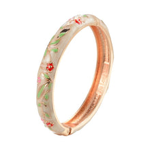 Load image into Gallery viewer, Cloisonne Bracelet On Hand Flower Bangles For Women Enamel Jewelry Women&#39;s Hand Bracelets Female Bangle Mother&#39;s Day Gifts Wife
