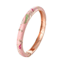 Load image into Gallery viewer, Cloisonne Bracelets For Women Bangle On Hand Enamel Jewelry Cute Animal Women&#39;s Hand Bracelets Wife Designer Gifts For Mother