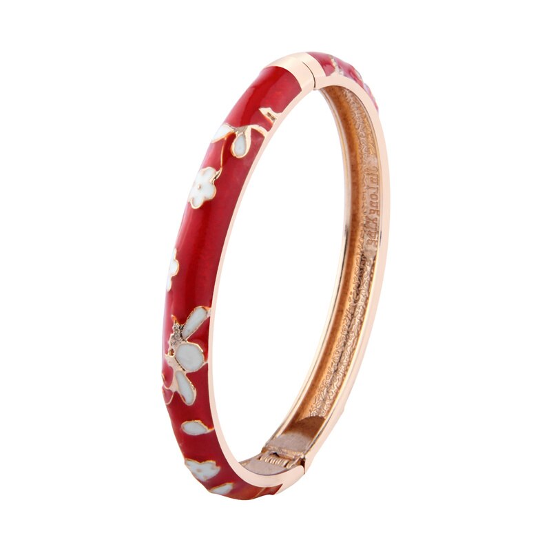 Cloisonne Bracelets For Women Bangles On Hand Butterfly Women's Hand Bracelet Enamel Bangle Jewelry Birthday Day Gift For Mother