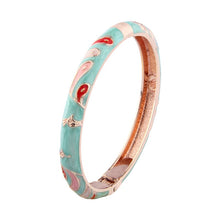 Load image into Gallery viewer, Cloisonne Bracelets For Women Bangle On Hand Enamel Jewelry Cute Animal Women&#39;s Hand Bracelets Wife Designer Gifts For Mother