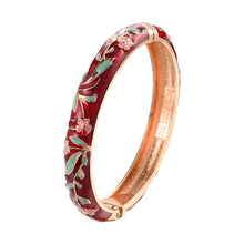 Cargar imagen en el visor de la galería, Cloisonne Bracelet On Hand Flower Bangles For Women Enamel Jewelry Women&#39;s Hand Bracelets Female Bangle Mother&#39;s Day Gifts Wife