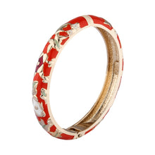 Load image into Gallery viewer, Enamel Jewelry Bracelets For Women Bangle On Hand Cloisonne India African Women&#39;s Hand Bracelets Wife Designer Gifts Christmas