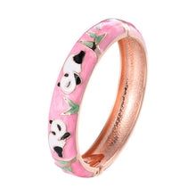 Cargar imagen en el visor de la galería, Enamel Jewelry Animal Bracelets For Women Bangle On Hand Cute Panda Women&#39;s Hand Bracelets Wife Designer Gifts For Christmas