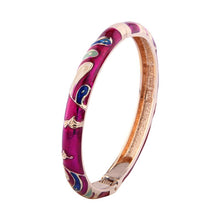 Load image into Gallery viewer, Cloisonne Bracelets For Women Bangle On Hand Enamel Jewelry Cute Animal Women&#39;s Hand Bracelets Wife Designer Gifts For Mother