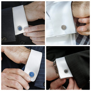 6 Pairs Set CuffLinks For Mens Tie Clips & Cufflinks Wedding Souvenirs Guests Gifts Man Shirt Cufflink With Box Jewelry Party
