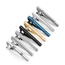 Cargar imagen en el visor de la galería, 8 PCS Tie Clip Set With Gift Box Wedding Souvenir Guests Gifts Man Shirt Cufflink Men&#39;s Gift For Husband Luxury Jewelry Business