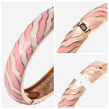 Load image into Gallery viewer, Cloisonne Bracelets For Women Striped Bracelet On Hand Enamel Jewelry Bangle For Women Female Christmas Mother&#39;s Day Gift Wife