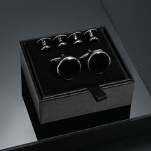 Cargar imagen en el visor de la galería, Minimalist Wed Men Shirts Cufflinks Threaded Studs Set Of 6 For French Cuff Dress Shirt Wedding Guests Gifts Men Studs Buttons
