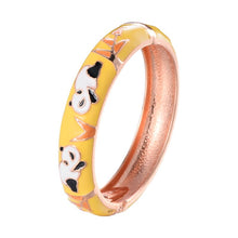 Cargar imagen en el visor de la galería, Enamel Jewelry Animal Bracelets For Women Bangle On Hand Cute Panda Women&#39;s Hand Bracelets Wife Designer Gifts For Christmas