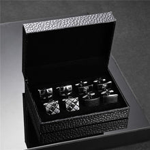 Load image into Gallery viewer, 4 Pairs Set CuffLinks For Mens Wedding Guests Gift Souvenirs Man Shirt Cufflink With Gift Box Luxury Jewelry Business Tie Clips