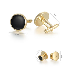 Cargar imagen en el visor de la galería, Minimalist Wed Studs For Men Shirts Cufflinks Set Of 6 French Cuff Dress Shirt For Men Studs Buttons Threaded Wedding Guest Gift