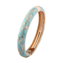 Load image into Gallery viewer, Flower Bracelets For Women Bangle On Hand Enamel Jewelry Cute  Women&#39;s Hand Bracelets Wife Designer Mother Gifts For Christmas