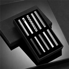 Load image into Gallery viewer, 10 PCS Tie Clips Set With Gift Box Metal Man Shirt Cufflinks Wedding Guests Gifts Men&#39;s Gift For Husband Luxury Jewelry Business