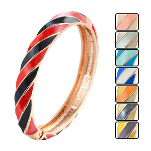 UJOY Geometric Women's Bangles On Hand Enamel Bracelets For Women Jewelry African Fashion Accessories Designer Gifts For Mother