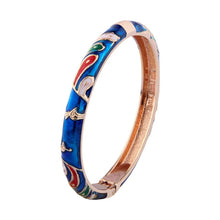 Load image into Gallery viewer, Cloisonne Bracelets For Women Bangle On Hand Enamel Jewelry Cute Animal Women&#39;s Hand Bracelets Wife Designer Gifts For Mother