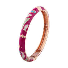 Load image into Gallery viewer, Cloisonne Bracelets For Women Bangle On Hand Enamel Jewelry Cute Animal Women&#39;s Hand Bracelets Wife Designer Gifts For Mother