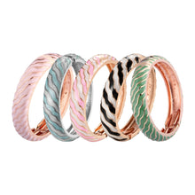 Load image into Gallery viewer, Cloisonne Bracelets For Women Striped Bracelet On Hand Enamel Jewelry Bangle For Women Female Christmas Mother&#39;s Day Gift Wife