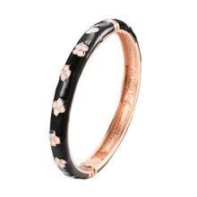 Load image into Gallery viewer, Enamel Floral Bracelets For Women Bangle On Hand Hawaiian Cloisonne India African Jewelry Women&#39;s Hand Bracelets Designer Gifts