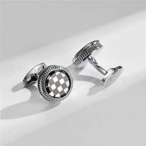 4 Pairs Set CuffLinks For Mens Wedding Guests Gift Souvenirs Man Shirt Cufflink With Gift Box Luxury Jewelry Business Tie Clips