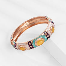 Load image into Gallery viewer, 5 PCS Set Enamel Bracelets For Women Bangle On Hand Hawaiian India Cloisonne African Jewelry Women&#39;s Hand Bracelet Designer Gift