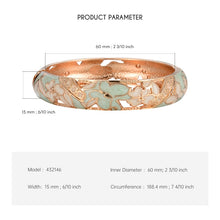 Load image into Gallery viewer, Enamel Bracelets For Women Bangle On Hand Floral Cloisonne Butterfly India African Jewelry Women&#39;s Hand Bracelets Designer Gifts