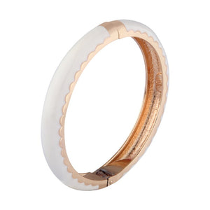 Solid Bangle For Women Bracelet On Hand Enamel Jewelry Cloisonne Women's Hand Bracelet Female Bangle Set Mother's Day Gift Wife
