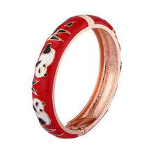 Cargar imagen en el visor de la galería, Enamel Jewelry Animal Bracelets For Women Bangle On Hand Cute Panda Women&#39;s Hand Bracelets Wife Designer Gifts For Christmas