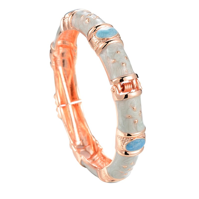 Cloisonne Bangle Jewelry For Women Bracelet On Hand Enamel Jewelry Women's Hand Bracelet Female Christmas Mother's Day Gift Wife