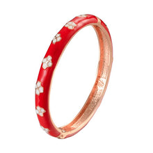 Load image into Gallery viewer, Enamel Floral Bracelets For Women Bangle On Hand Hawaiian Cloisonne India African Jewelry Women&#39;s Hand Bracelets Designer Gifts
