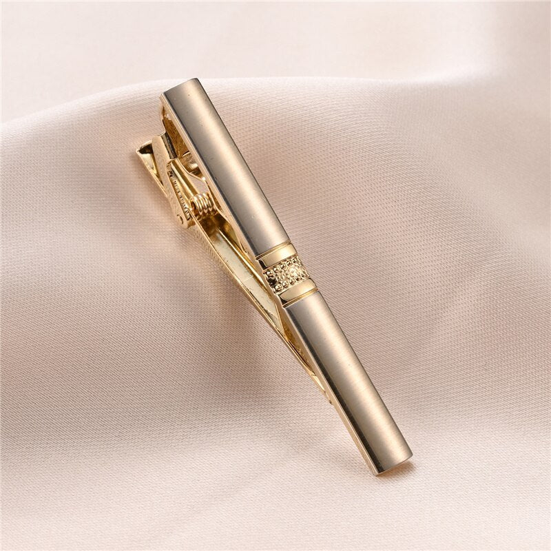 Minimalist Tie Clip For Men Wedding Souvenirs Guests Gifts Tie Clips To Man With Box Men's Cuff Party Luxury Man Fashion Lawyer