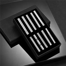 Load image into Gallery viewer, 10 PCS Tie Clips Set With Gift Box Metal Man Shirt Cufflinks Wedding Guests Gifts Men&#39;s Gift For Husband Luxury Jewelry Business